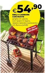 Bbq A Carbone Con Ruote