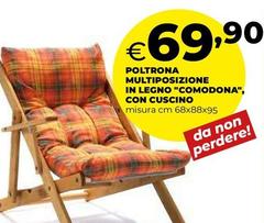 Misura - Poltrona Multiposizione In Legno 