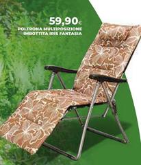 Poltrona Multiposizione Imbottita Iris Fantasia