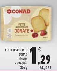 Conad - Fette Biscottate