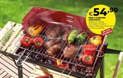 Bbq A Carbone Con Ruote