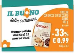 Conad - Frollini Con Gocce Di Cioccolato