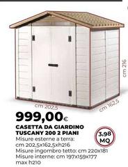 Garofalo - Casetta Da Giardino Tuscany 200 2 Piani