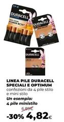 Duracell - Linea Pile Speciali E Optimum