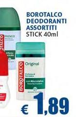 Borotalco - Deodoranti Assortiti Stick