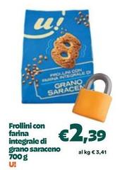 U! - Frollini Con Farina Integrale Di Grano Saraceno