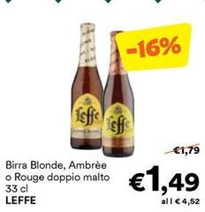 Leffe - Birra Blonde, Ambrée O Rouge Doppio Malto