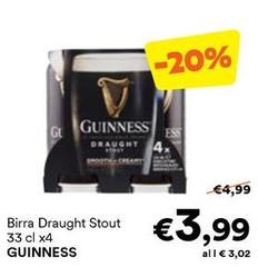 Guinness - Birra Draught Stout