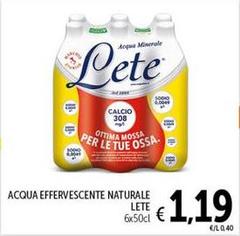 Lete - Acqua Effervescente Naturale