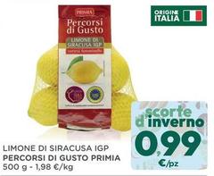 Primia - Limone Di Siracusa IGP Percorsi Di Gusto
