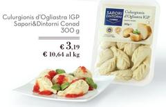 Sapori - Culurgionis D'Ogliastra IGP &Dintorni