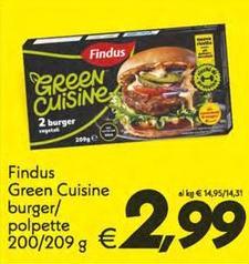 Findus - Green Cuisine Burger
