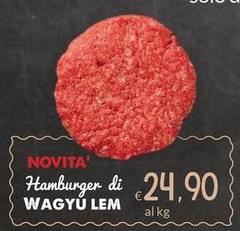 Lem Carni - Novita Hamburger Di Wagyu 