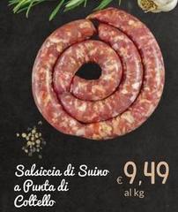 Salsiccia Di Suino A Punta Di Coltello