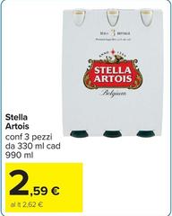 Stella artois - Conf 3 Pezzi Da 330 Ml Cad