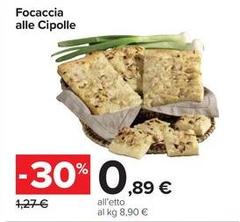 Focaccia Alle Cipolle