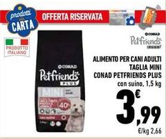 Conad - Alimento Per Cani Adulti Taglia Mini Petfriends Plus