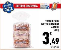 Abaribi - Treccine Con Uvetta Sultanina