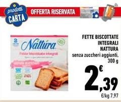 Nattura - Fette Biscottate Integrali