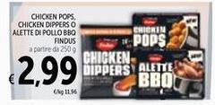 Findus - Chicken Pops, Chicken Dippers O Alette Di Pollo Bbq