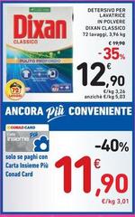 Dixan - Detersivo Per Lavatrice In Polvere Classico