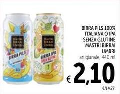 Sapori umbri - Birra Pils 100% Italiana O Ipa Senza Glutine Mastri Birrai