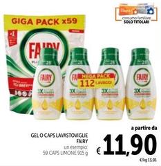 Fairy - Gel O Caps Lavastoviglie