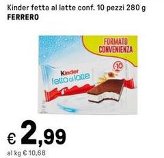 Ferrero - Kinder Fetta Al Latte