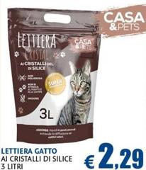 Casa - Lettiera Gatto Ai Cristalli Di Silice