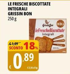 Grissin bon - Le Fresche Biscottate Integrali