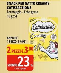 Catisfactions - Snack Per Gatto Creamy