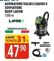 Lavor - Aspiratore Solidi/liquidi E Soffiatore Rudy