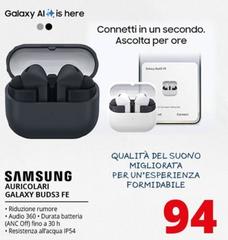 Samsung - Auricolari Galaxy BUDS3 FE