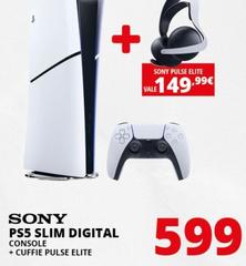 Sony - PS5 Slim Digital Console + Cuffie Pulse Elite