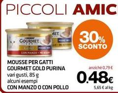 Purina - Mousse Per Gatti Gourmet Gold