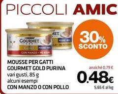 Purina - Mousse Per Gatti Gourmet Gold