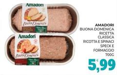 Amadori - Buona Domenica Ricetta Classica Ricotta E Spinaci Speck E Formaggio