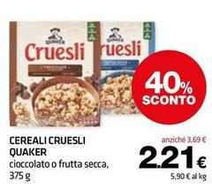 Quaker - Cereali Cruesli