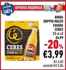 Ceres - Birra Doppio Malto Chiara