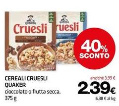 Quaker - Cereali Cruesli