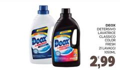 Deox - Detersivo Lavatrice Classico Color Fresh 21 Lavaggi