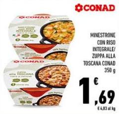 Conad - Minestrone Con Riso Integrale/Zuppa Alla Toscana