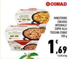 Conad - Minestrone Con Riso Integrale/ Zuppa Alla Toscana