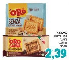 Oro saiwa - Frollini