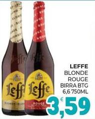 Leffe - Blonde Rouge Birra