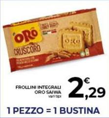 Saiwa - Frollini Integrali Oro