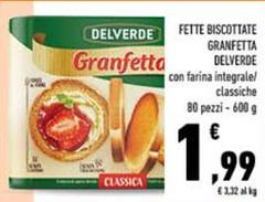 Delverde - Fette Biscottate Granfetta