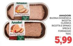 Amadori - Buona Domenica Ricetta Classica Ricotta E Spinaci Speck E Formaggio