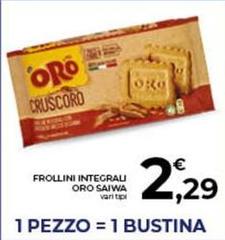 Saiwa - Frollini Integrali Oro