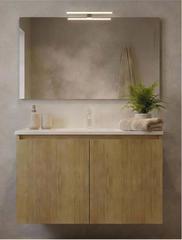 Mobile Da Bagno Sospeso Vegas Finitura Rovere